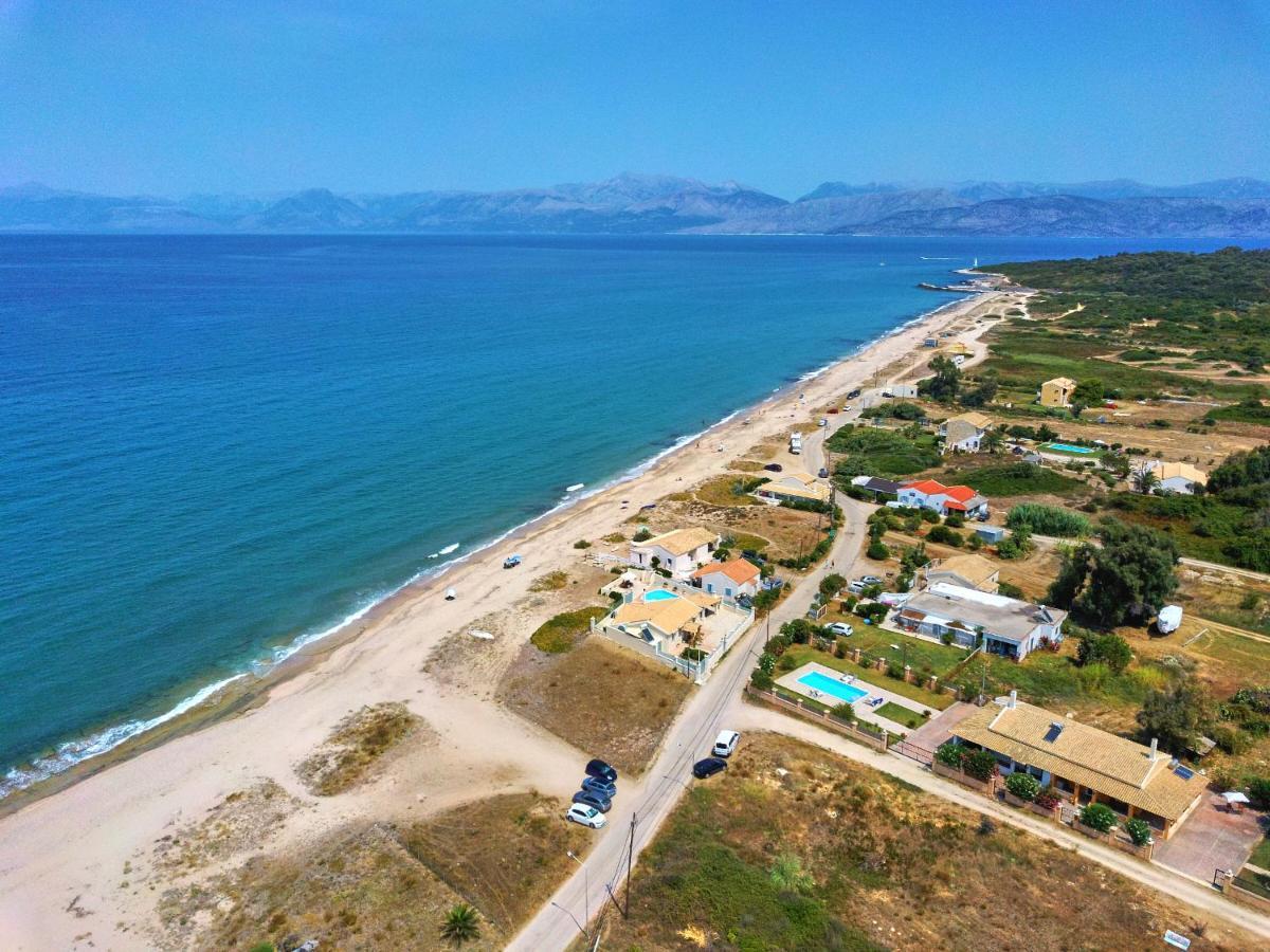Drosia Beach House Almyros Corfu Almiros Beach Luaran gambar